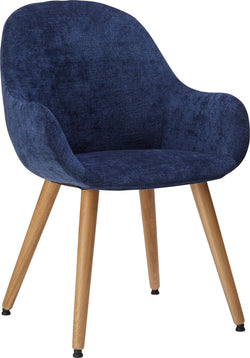 LAYLA Chaise - marin / L: 56.0 cm x P: 60.0 cm x H: 84.0 cm