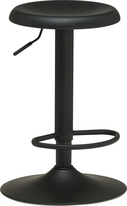 DONATO Tabouret de bar - Schwarz / L: 40.0 cm x P: 40.0 cm x H: 80.0 cm