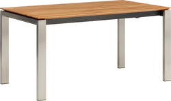 Tavolo allungabile MEDICI - L: 150,0 - 207,0 cm x P: 90,0 cm x A: 76,5 cm / Marrone