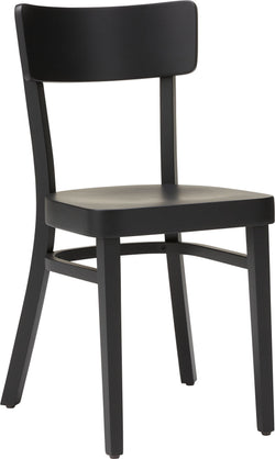 PANUCCI Stuhl - Schwarz / B: 40.0 cm x T: 40.0 cm x H: 82.0 cm