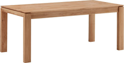 LONGO Table à rallonge - Nature / L: 160.0 cm x P: 90.0 cm x H: 75.0 cm