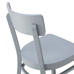 PANUCCI Stuhl - Hellgrau / B: 40.0 cm x T: 40.0 cm x H: 82.0 cm