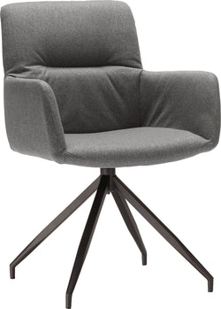 NAVIGLI II Stuhl - Grau / B: 58.0 cm x T: 61.0 cm x H: 89.0 cm