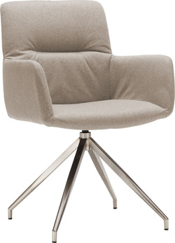 NAVIGLI II Stuhl - Beige / B: 58.0 cm x T: 61.0 cm x H: 89.0 cm