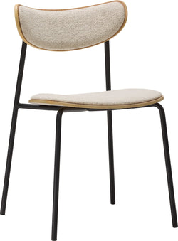 LENZO Chaise - Beige / L: 49.0 cm x P: 52.0 cm x H: 82.0 cm