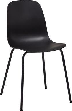 RICCI Stuhl - Schwarz / B: 44.0 cm x T: 55.0 cm x H: 84.0 cm