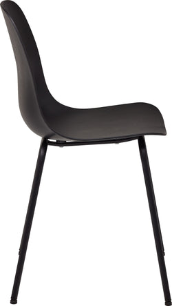 RICCI Chaise - Noir / P: 44.0 cm x L: 55.0 cm x H: 84.0 cm