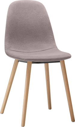 ROSSELLI Stuhl - Hellgrau / B: 44.0 cm x T: 51.5 cm x H: 87.0 cm