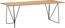 ELIANA Table - chêne / L: 220.0 cm x P: 95.0 cm x H: 75.0 cm
