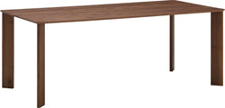 ELIANA Table - noyer / L: 200.0 cm x P: 95.0 cm x H: 75.0 cm