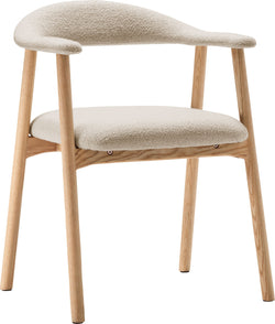 ARYA Stuhl - Beige / B: 56.0 cm x T: 54.0 cm x H: 75.5 cm