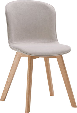GIANNI Stuhl - Hellgrau / B: 48.0 cm x T: 58.5 cm x H: 84.0 cm