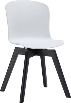 GIANNI Chaise - Blanc / L: 46.5 cm x P: 54.5 cm x H: 84.0 cm