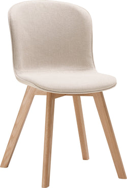 GIANNI Stuhl - Beige / B: 48.0 cm x T: 58.5 cm x H: 84.0 cm
