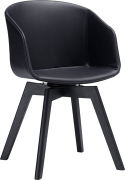 GIANNI Stuhl - Schwarz / B: 53.5 cm x T: 55.5 cm x H: 84.0 cm