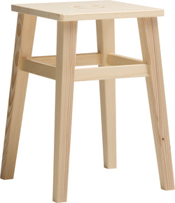 SE-ZIGERLI Holztaburett Smile Fichte - Fichte / B: 29.5 cm x T: 29.5 cm x H: 46.0 cm