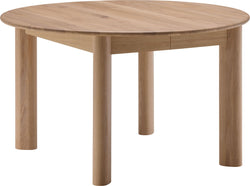 PURO Table à rallonge - chêne blanc / Hauteur : 75,0 cm