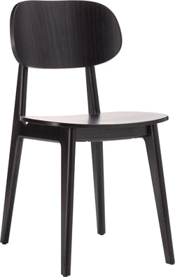 BISTRELLI Stuhl - B: 44.0 cm x T: 50.0 cm x H: 82.0 cm / Schwarz
