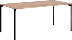 TUBO Table - chêne / L: 180.0 cm x P: 90.0 cm x H: 75.0 cm