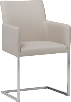 Chaise SIENA - Gris clair / Gris / L : 50,0 cm x P : 46,5 cm x H : 87,7 cm