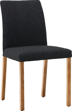 Chaise SIENA - Anthracite / Marron / L : 51,0 cm x P : 44,0 cm x H : 86,0 cm