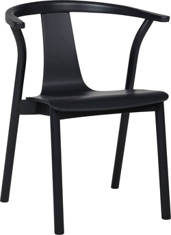 NELLO Chaise - Noir / L: 62.0 cm x P: 54.0 cm x H: 77.0 cm