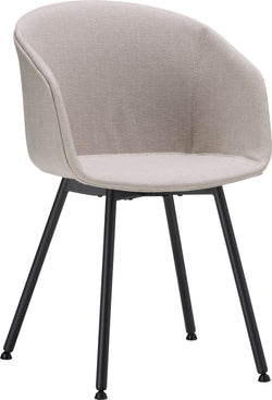 GIANNI Stuhl - Hellgrau / B: 53.5 cm x T: 55.0 cm x H: 84.0 cm