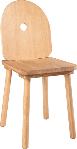 SE-ECAL Stuhl Eiche natur - Natur / B: 38.0 cm x T: 47.0 cm x H: 85.0 cm