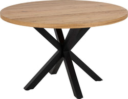 Table AUREN - Marron / Noir / L : 120 cm x H : 76,4 cm
