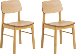 MARA Stuhl - Eiche furniert / B: 44.0 cm x T: 47.5 cm x H: 80.0 cm