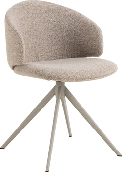 JAMILA Chaise - Beige / L: 53.0 cm x P: 54.0 cm x H: 78.0 cm