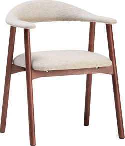 ARYA Stuhl - Beige / B: 56 cm x T: 54 cm x H: 75.5 cm