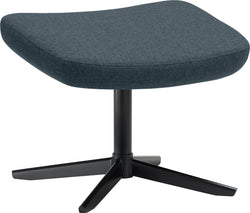 ELVY Hocker - B: 55.0 cm x T: 40.0 cm x H: 45.5 cm / Blau