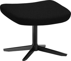 ELVY Hocker - Schwarz / B: 55.0 cm x T: 40.0 cm x H: 45.5 cm