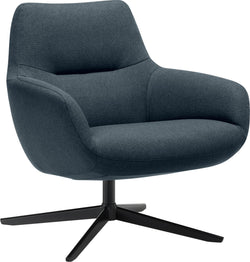 JARLEE Sessel - Blau / B: 70.0 cm x T: 76.0 cm x H: 82.0 cm