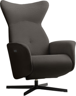 ASCAN Fauteuil relax - anthracite / L: 76.0 cm x P: 78.0 cm x H: 114.0 cm