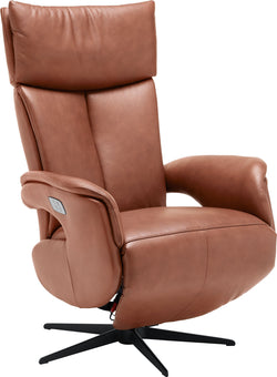GÖTZ Fauteuil relax - Marron clair / L: 69.0 cm x P: 81.0 cm x H: 116.0 cm