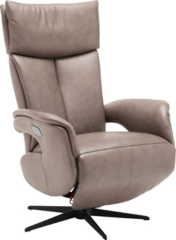 GÖTZ Poltrona relax - Grigio chiaro / L: 69.0 cm x P: 81.0 cm x A: 116.0 cm