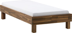 CARA Bett - Nussbaum / B: 90.0 cm x T: 200.0 cm
