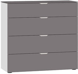 MODUL Kommode - Dunkelgrau / B: 90.0 cm x T: 43.0 cm x H: 87.0 cm