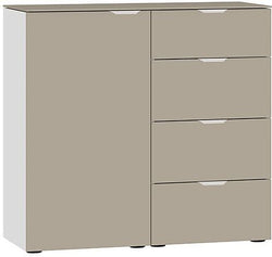 COMODINO MODUL - Marrone chiaro / L: 90,0 cm x P: 43,0 cm x A: 87,0 cm