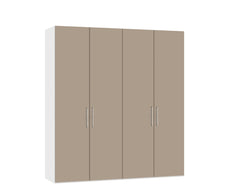 MODUL Drehtürenschrank - Hellbraun / B: 203.0 cm x T: 59.0 cm x H: 220.0 cm