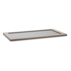 MODUL PLUS Glastablar - Hellbraun / B: 99.0 cm x T: 53.0 cm x H: 2.0 cm