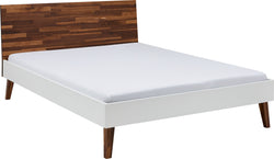 CARA Bett - Nussbaum / B: 120.0 cm x T: 200.0 cm