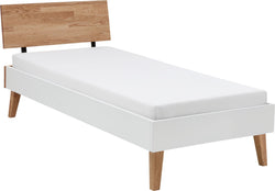 CARA Bett - Eiche / B: 90.0 cm x T: 200.0 cm