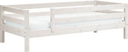 Flexa CLASSIC Einzelbett - White Wash / B: 100.0 cm x T: 210.0 cm x H: 67.0 cm