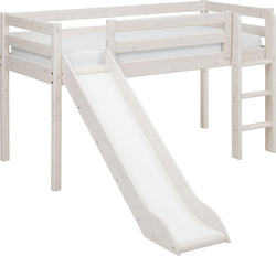 Flexa CLASSIC Halbhochbett - White Wash / B: 249.0 cm x T: 210.0 cm x H: 120.0 cm