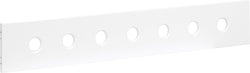 Flexa WHITE Barre de sécurité 3/4 - Blanc / P: 159.0 cm x H: 25.0 cm