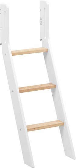 WHITE NOR Schrägleiter HHB Eiche - Weiss / B: 39.0 cm x T: 54.0 cm x H: 120.0 cm