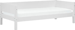 Flexa WHITE Einzelbett - Weiss / B: 100.0 cm x T: 210.0 cm x H: 67.0 cm